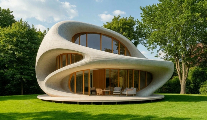 ­3D-печать в строительстве и дизайне: принтер «возводит» дома и создает интерьеры